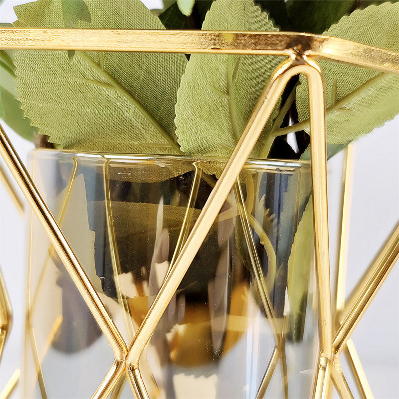 PickMeYA クリスタルガラス花瓶、キャンドルホルダー、ティーライト、リビングルームとダイニングテーブルの装飾、ウェディングセンターピースランタン - エレガントなルームアクセサリーとウェディングデコレーション