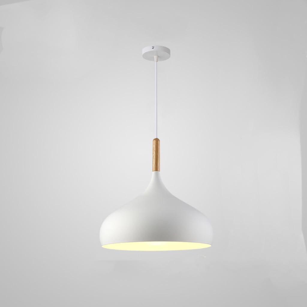 PickMeYA Nordic Style Pendant Light for Restaurants, Vintage Creative Lampshade, Modern Pendant Light for Self-Service Restaurants, Bars, Cafés, Retro Decor Hanging Light