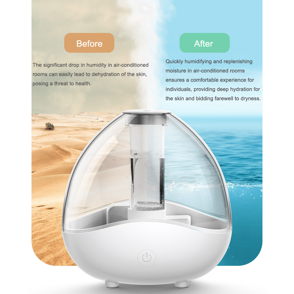 PickMeYA Ultra-Quiet Large Capacity Home Humidifier - Ideal for Baby Safety, Allergy, and Skincare, Desktop Office Humidifier, Air Purifier Mist Spray