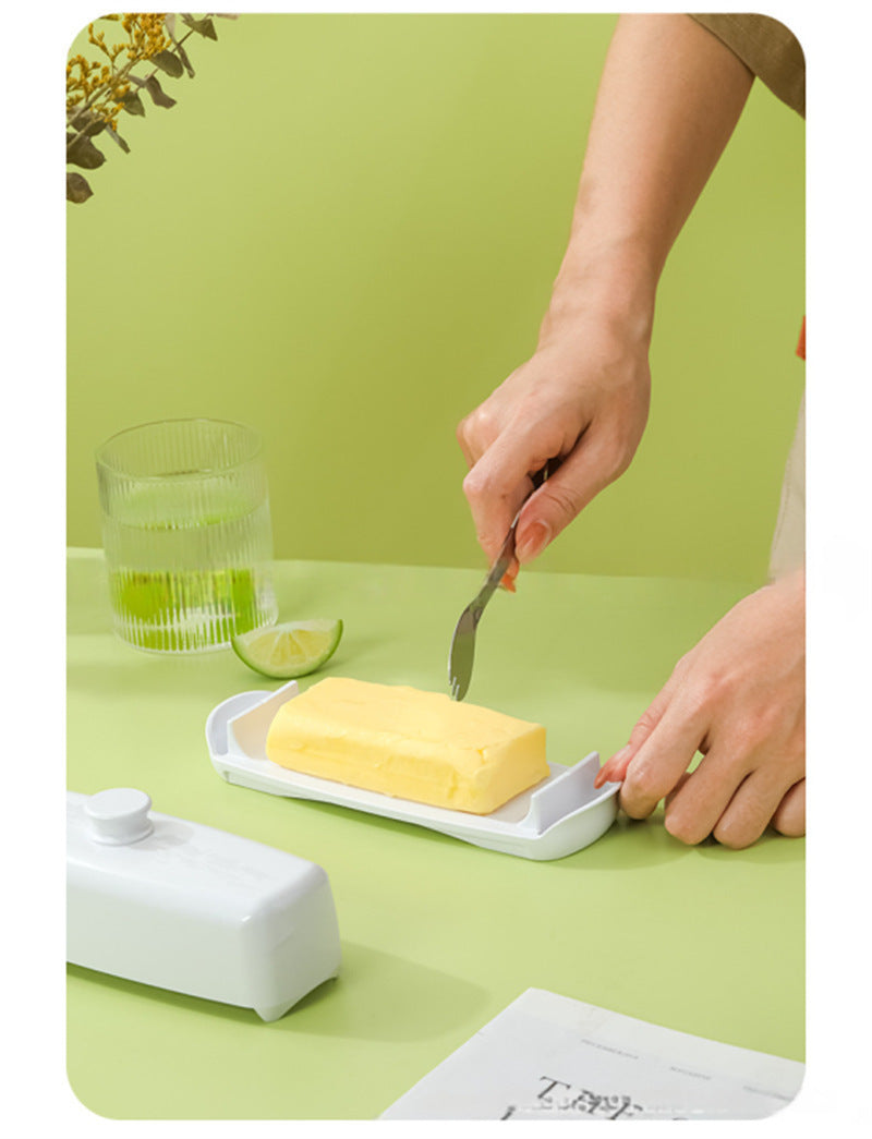 Premium Quality Butter Dispenser with Built-In Cutter - Easy to Use Pop-Up Butter Cube Tray - Leak-Proof and BPA-Free for Healthy Kitchen - Elegant Table Setting Accessory - Perfect for Parties and Daily Use