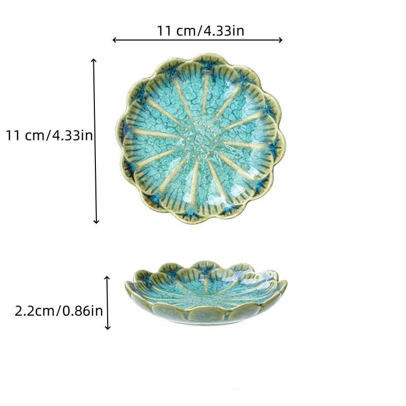 Creative Vintage Kiln-Changed Bowl and Plate Set for Home Use - Retro Inspired Tableware