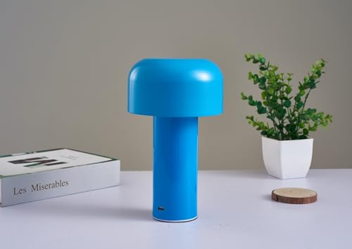 PickMeYA Nordic Mushroom Lamp: USB Charging Decorative Light with 3-Level Brightness – Ideal for Restaurant, Bar, Table, or Bedside – 8.27 x 4.92 inches