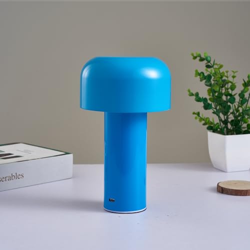 PickMeYA Nordic Mushroom Lamp: USB Charging Decorative Light with 3-Level Brightness – Ideal for Restaurant, Bar, Table, or Bedside – 8.27 x 4.92 inches