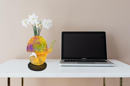 PickMeYA Resin Mushroom Color Desk Lamp - Home Decorative Colorful Night Light, European Style Tabletop Decoration for Elegant Lighting and Decor