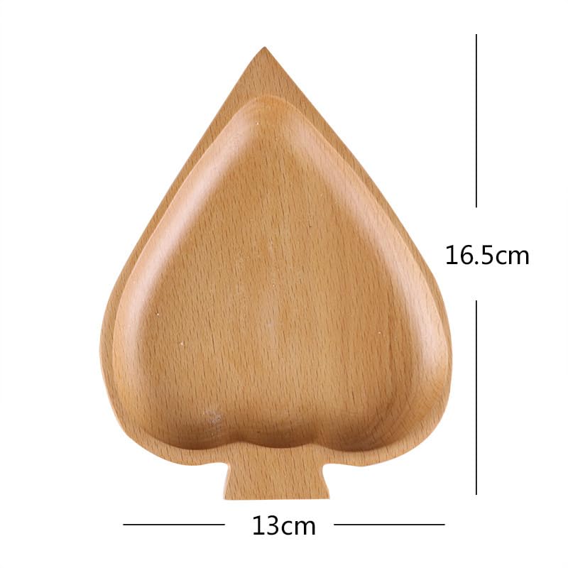 PickMeYA 木製ラブディッシュ: 不規則な形、リビングルーム、コーヒーテーブル、寝室用のシンプルで素朴な室内装飾 - オリジナルウッドカラー、5.12 x 5.91インチ、2個セット
